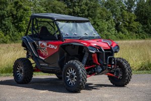 Honda Talon 1000X-4 Vented Full Windshield - Rough Country - Scratch Resistant - '20-'22